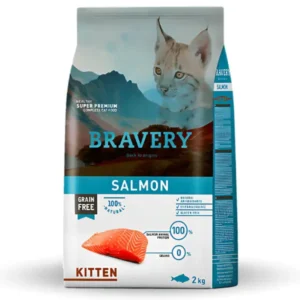 BRAVERY CAT KITTEN SALMON 2KG