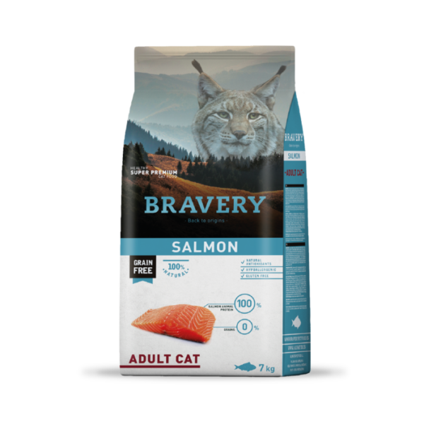 BRAVERY CAT ADULTO SALMON 2KG