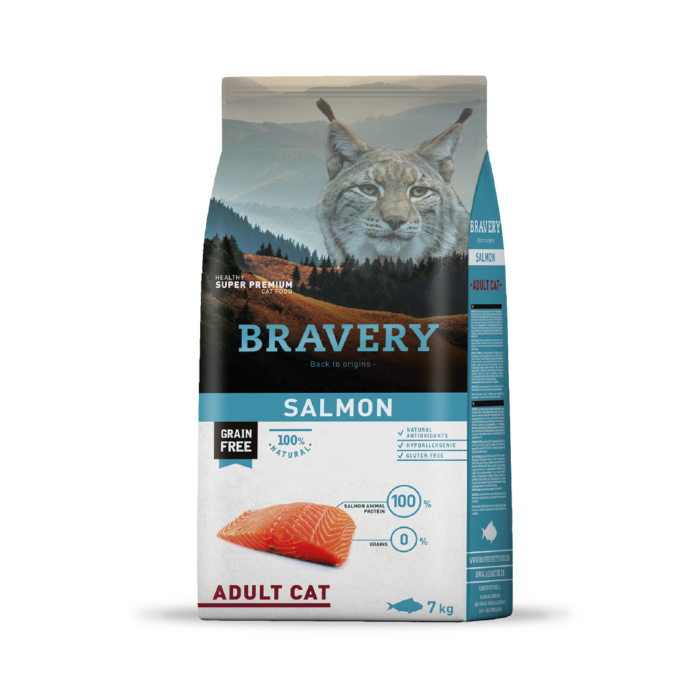 BRAVERY CAT ADULTO SALMON 2KG