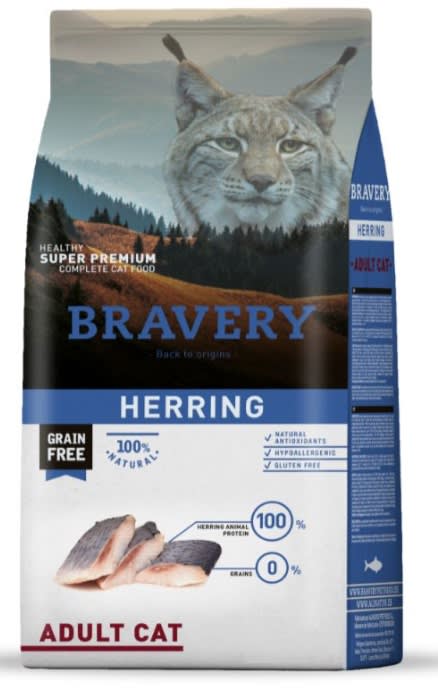 BRAVERY CAT ADULTO STERILIZED HERRING 2KG