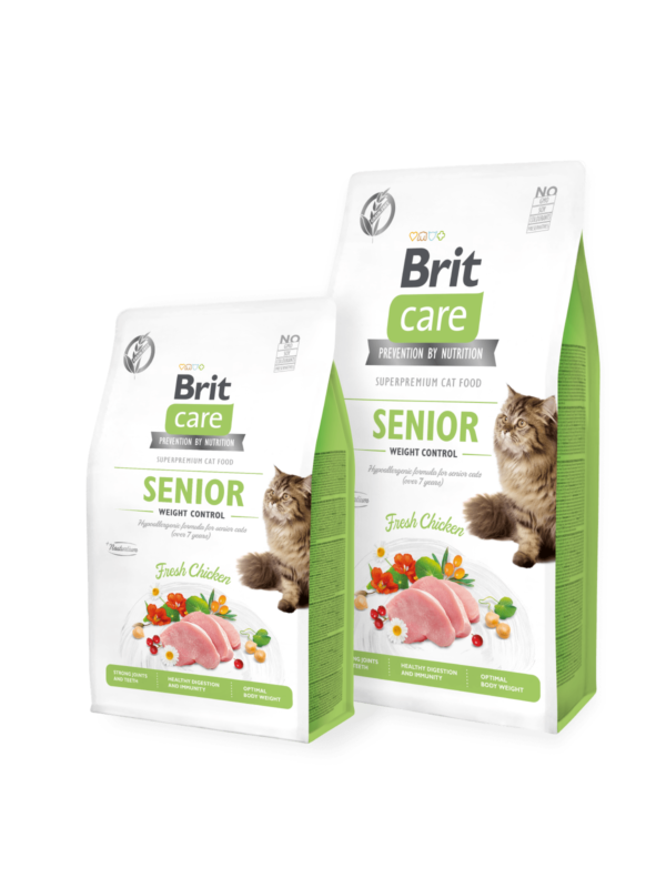 BRIT CARE CAT SENIOR WEIGHT CONTROL POLLO 7KG