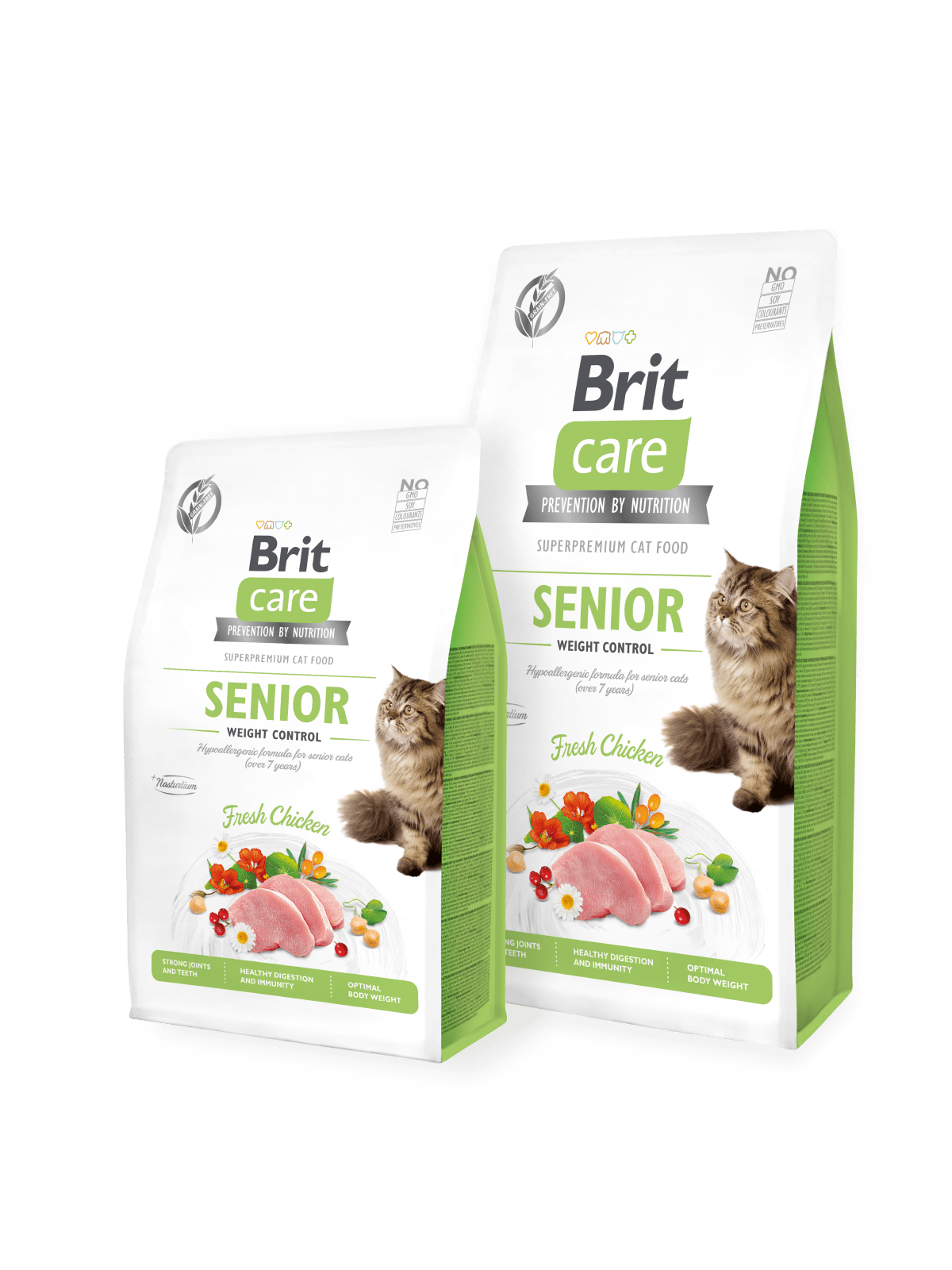 BRIT CARE CAT SENIOR WEIGHT CONTROL POLLO 7KG
