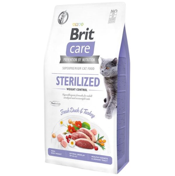 BRIT CARE CAT STERILIZED WEIGHT CONTROL 7KG
