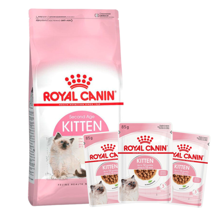 PACK KITTEN 1,5KG + 3 POUCH