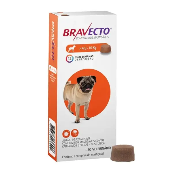 BRAVECTO 4,5 A 10KG 1 MES