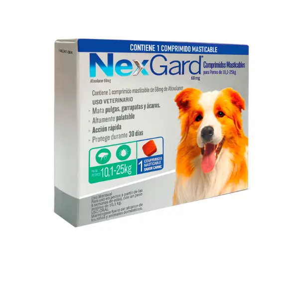 NEXGARD 10-25KG 1 COMPRIMIDO - Imagen 2