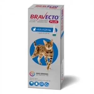 BRAVECTO PLUS CAT 2,8KG A 6,25KG
