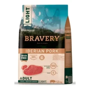 BRAVERY DOG ADULTO LIGHT IBERIAN PORK 12KG