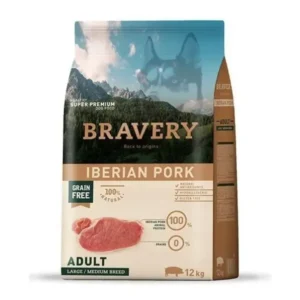 BRAVERY DOG ADULTO MEDIUM LARGE IBERIAN PORK 4KG