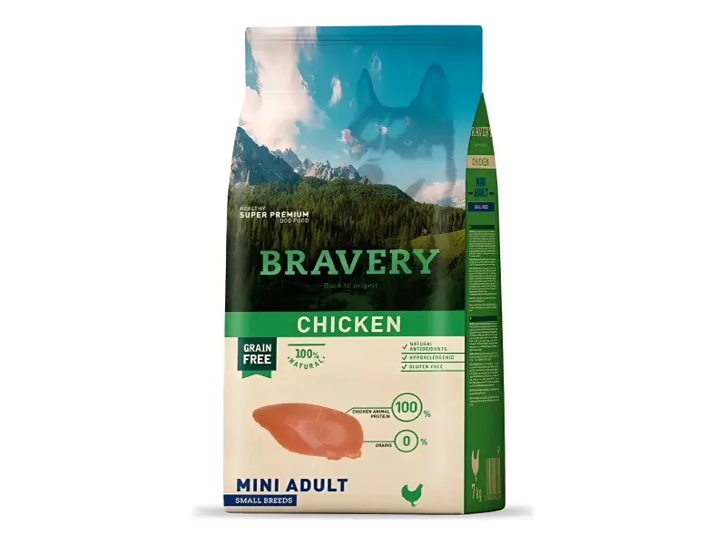 BRAVERY DOG ADULTO MINI POLLO 2 KG