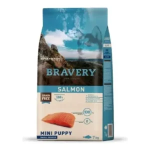BRAVERY DOG PUPPY MINI SALMON 7KG