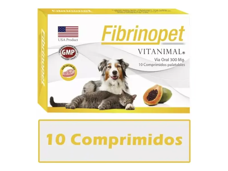 FIBRINOPET VITANIMAL 10 COMPRIMIDOS