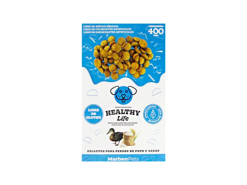 GALLETAS HEALTHY DOG PATO Y ARROZ