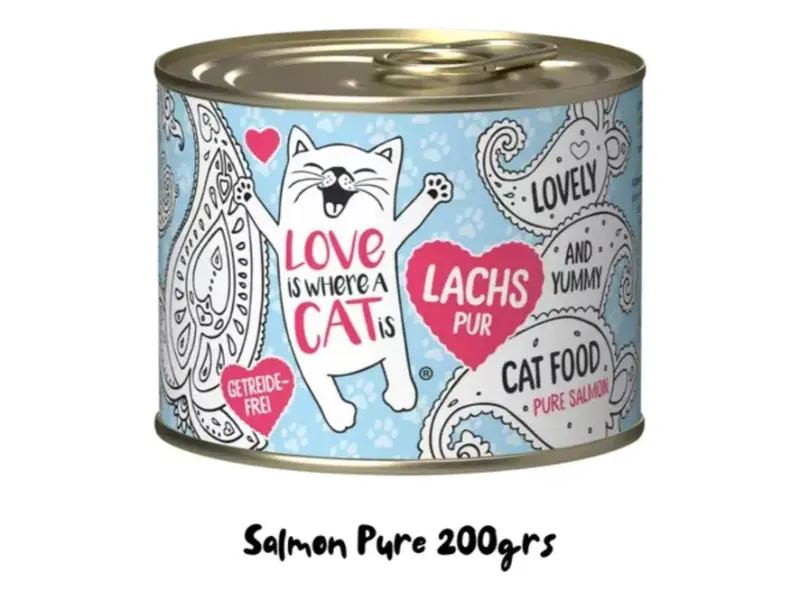 LATA LOVE CAT SALMON 190G