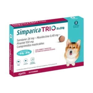SIMPARICA TRIO 10-20KG 3 COMP
