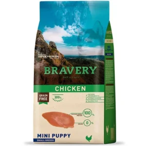 BRAVERY DOG MINI PUPPY CHICKEN 2 KG